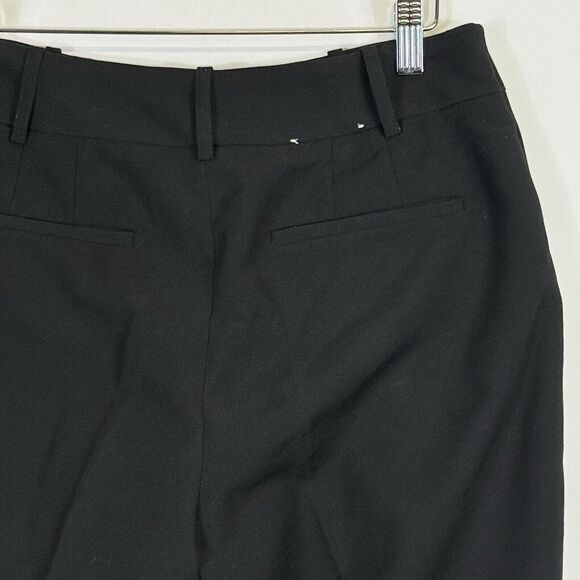 Calvin Klein Black Straight Leg Front Crease Trousers Dress Pants Women's 4 - Picture 6 of 8